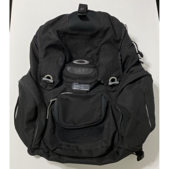 Oakley Vintage Panel Backpack Black The Book of Eli Tactical Field Gear Bag Y2K - Picture 1 of 6